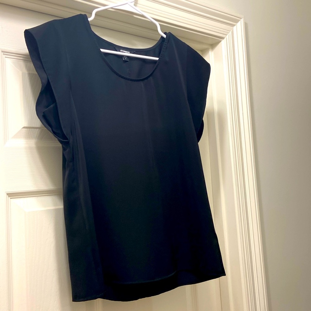 Medium black blouse from express